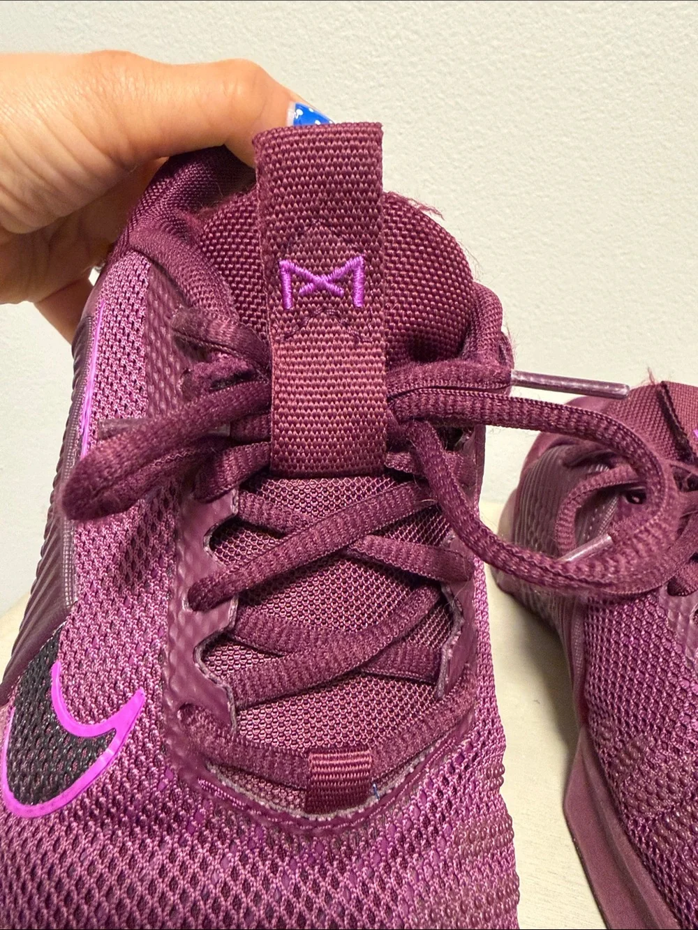 Nike Metcon 9 Womens 5.5 Bordeaux Purple Training Shoes Gym CrossFit DZ2537-603